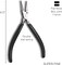 The Beadsmith Chain Nose Pliers – Extra Fine Tips – PVC Grip Handle with Double Leaf Springs – Jewelry Making Tool for Creating Bracelets, Earrings and Necklaces